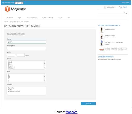 Magent0 - Detailed Search Capabilities
