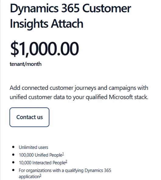 Dynamics 365 Customer Insights Attach