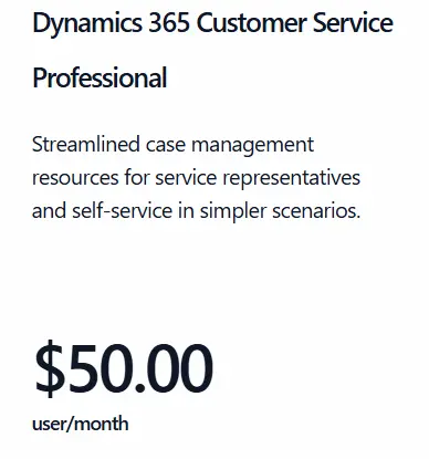 Dynamics 365 Customer Service Professional