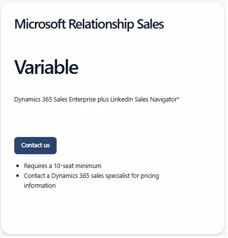 Microsoft Relationship Sales